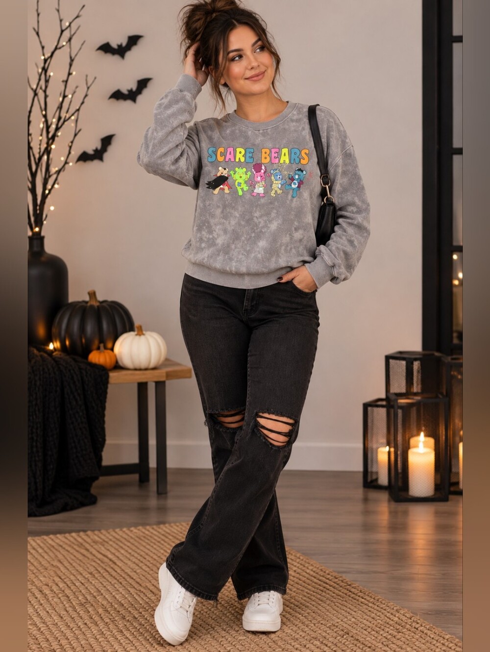 OFFICIAL Care Bears X Universal Monsters Collab Sweatshirt Spooky Season